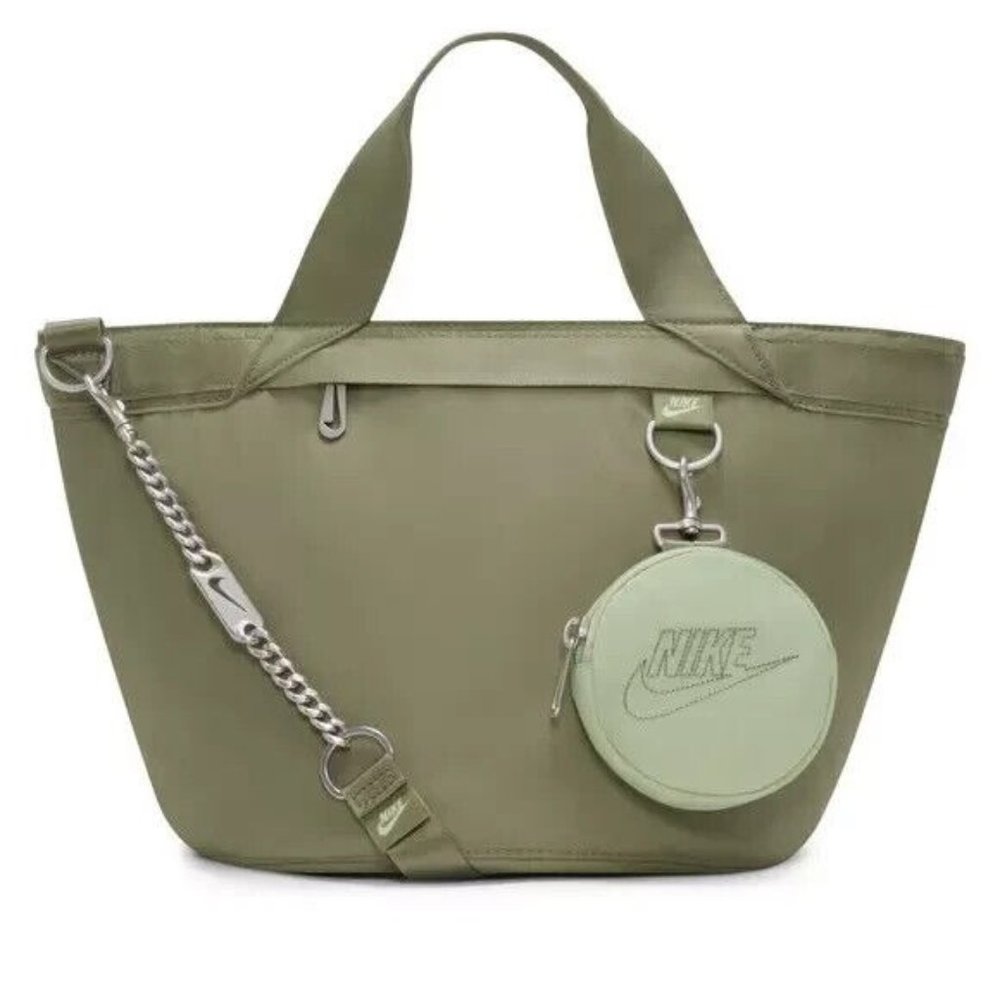 Nike Sportswear Futura Luxe Women's Tote 10L Bag Alligator Green CW9303-334